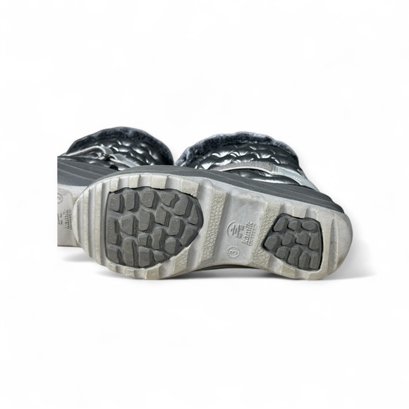 Kamik Gray Penny 3 Quilted Winter Boots with Faux Fur - Picture 6 of 6